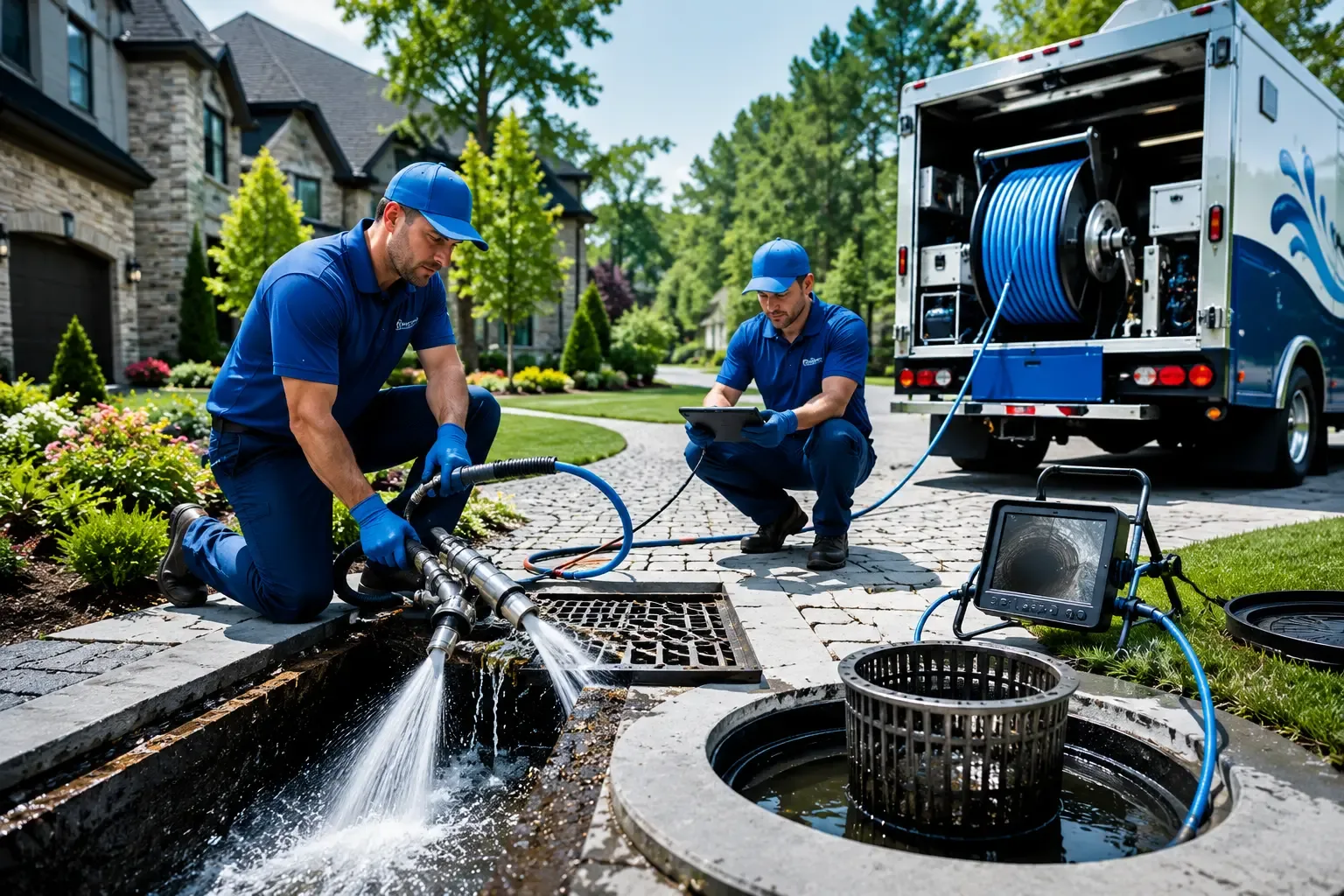 Local outdoor drain cleaning professionals in Woden, IA